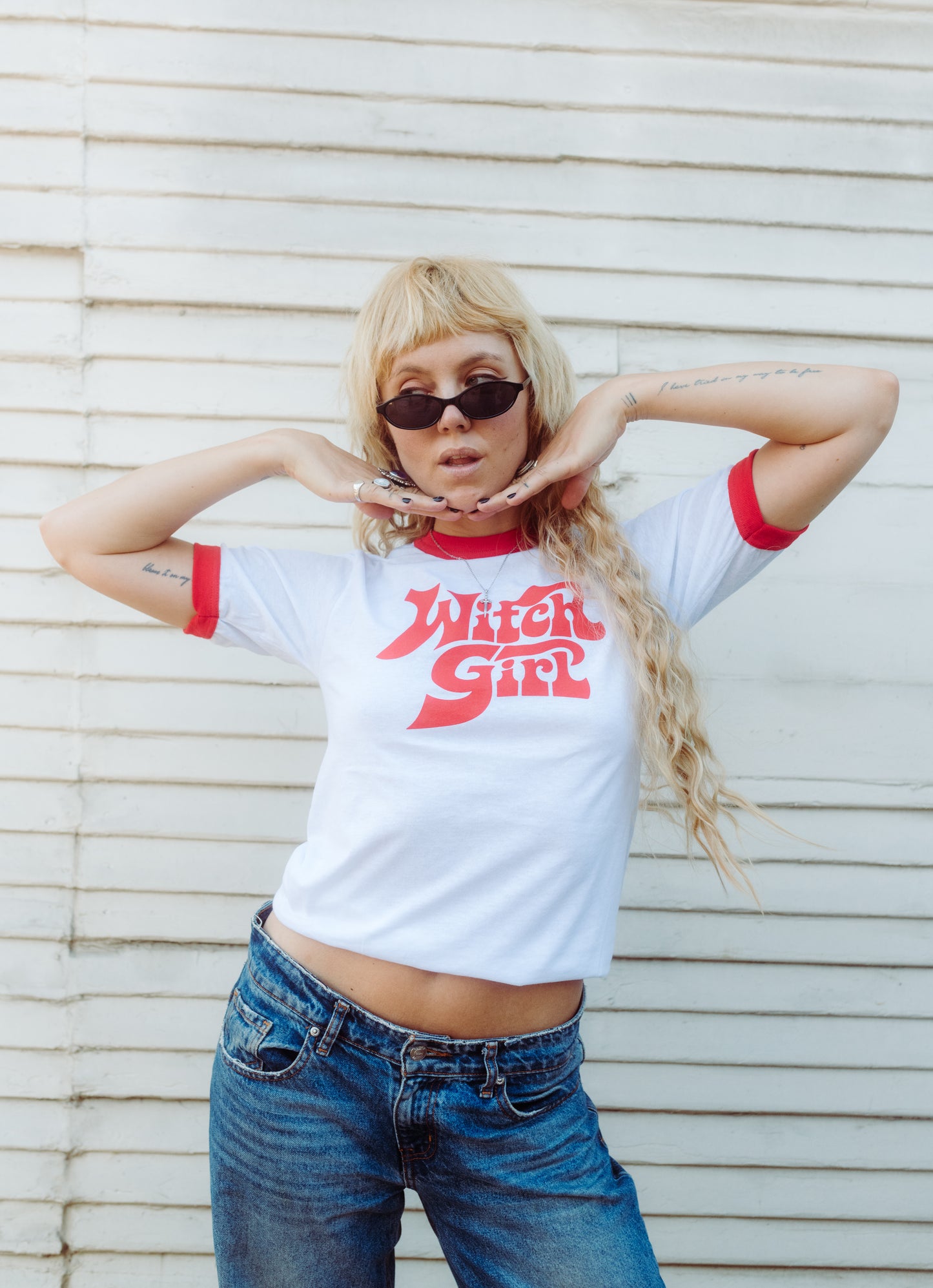 Witch Girl Ringer Tee